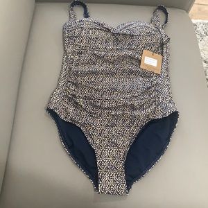 One piece bathing suit. Swimwear.